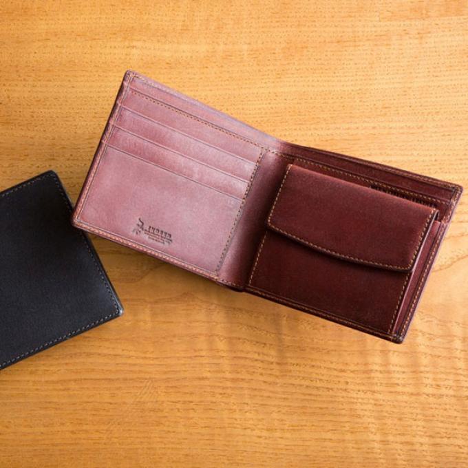 370415 INDEED BORSA 二つ折り財布（コインケース付き）／彼氏の誕生日プレゼントなどメンズバッグ通販は、野崎製作所へ