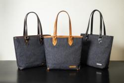 55733 INNFITH デニム縦トートバッグ