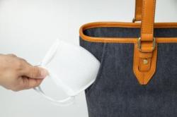 55733 INNFITH デニム縦トートバッグ