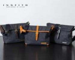 55735 INNFITH デニム口折れショルダーバッグ