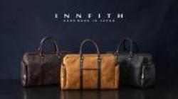 556039 INNFITH BARESSA 本革ボストンバッグ