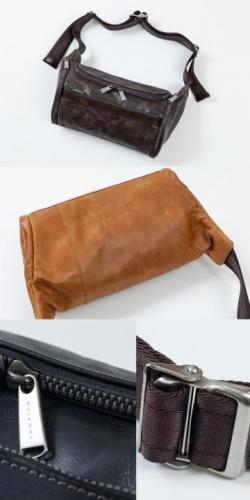 556030 INNFITH BARESSA 本革サイドポケット付きボディバッグ